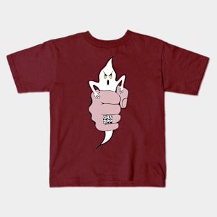 GRASPP Ghost Hand logo Kids T-Shirt